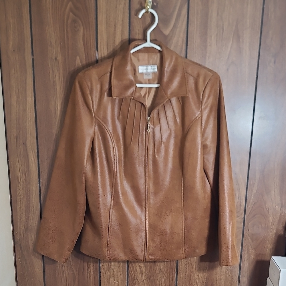 Allison Daley Tan Jacket Size 12